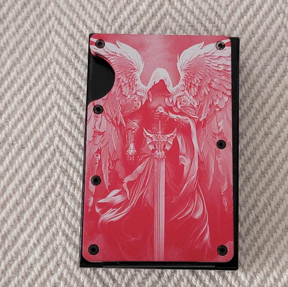 Minimalist Card Wallet Anodized Aluminum RFID Block Guardian Archangel Wallet!